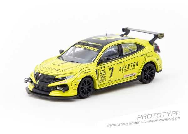 Tarmac Works 1/64 Honda Civic TYPE R FK8 NASA Western Endurance Racing Championship 2022 gambar 1