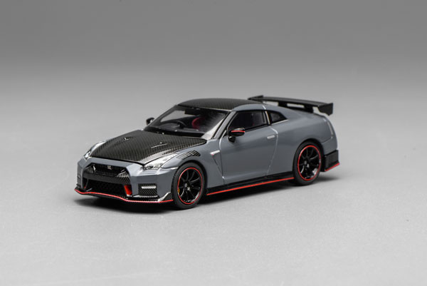 MOTORHELIX 1/64 Nissan GT-R NISMO (R35) Special Edition 2022 NISMO Stealth Gray