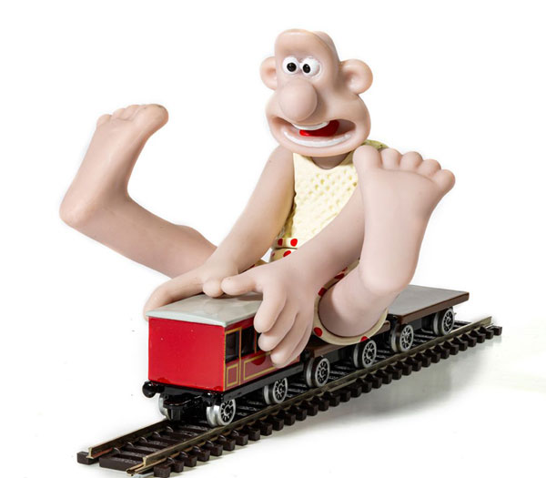 CORGI Wallace and Gromit "The Wrong Trousers" Wallace & Flat Bed Wagon imagen 1