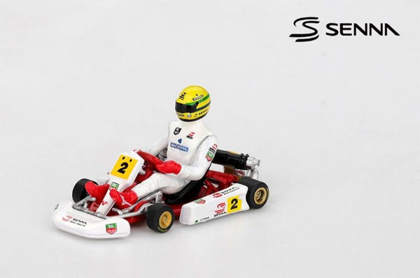 MINI GT 1/64 세나 카트 마스터즈 오브 파리 - 베르시 1993 #2 아일톤 세나