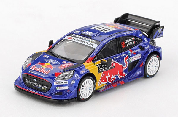 MINI GT 1/64 "Ford Puma Rally1" Monte Carlo Rally 2025 #55 M-Sport Ford WRT (Left-hand Steering) รูปภาพ 1