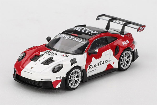 MINI GT 1/64 Porsche 911 (992) GT3 RS Weissach Ring Taxi Version (Left-hand Steering)