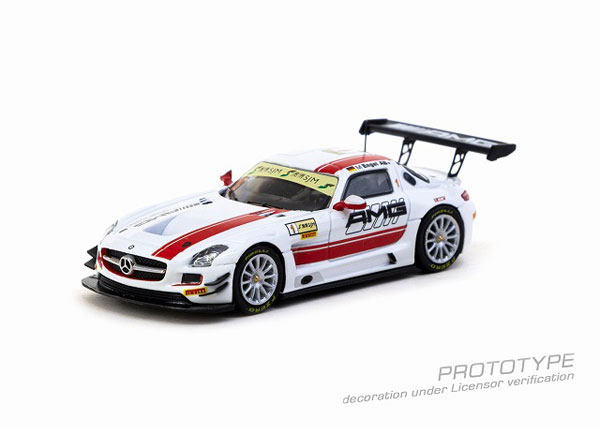 Tarmac Works 1/64 메르세데스-벤츠 SLS AMG GT3 마카오 GT컵 - FIA GT 월드컵 2015 우승 마로 엥겔 이미지 1