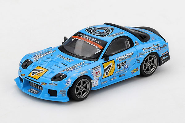 MINI GT 1/64 마쓰다 RX-7 RE 아메미야 2025 D1 GP (우측 핸들) 이미지 1