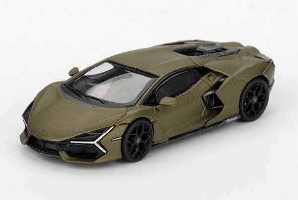 MINI GT 1/64 Lamborghini Revuelto Verde Gea Matte (Right-hand Steering)