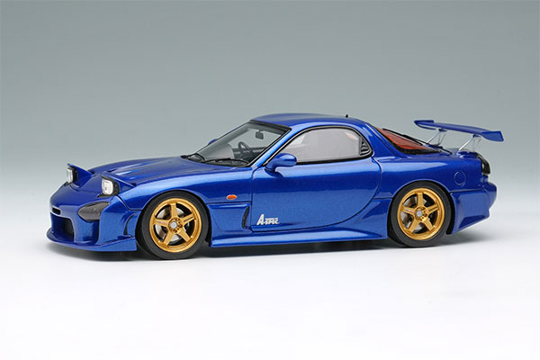 Make Up 1/43 Mazda RX-7 (FD3S) Mazda Speed GT Concept Headlamps Open Innocent Blue Mica