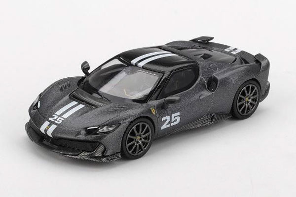 BBR 1/64 Ferrari 296 Speciale Grigio Silverstone Opaco