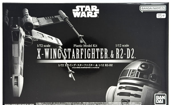 BANDAI SPIRITS 1/72 X-Wing Starfighter & 1/12 R2-D2 Plastic Model (Hobby Online Shop Exclusive)