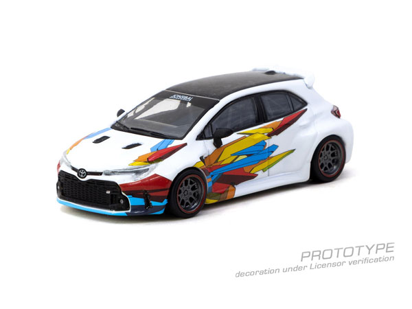 Tarmac Works 1/64 Toyota GR Corolla Widebody White