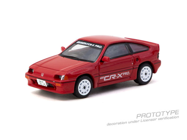Tarmac Works 1/64 HONDA 발라드 스포츠 MUGEN CR-X PRO 레드 이미지 1