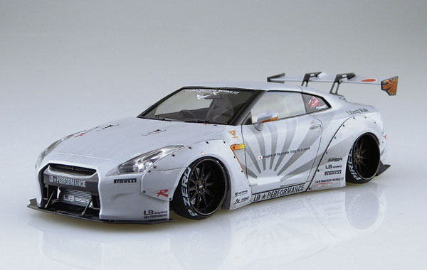 Aoshima 1/24 Liberty Walk No.10 LB Works R35 GT-R Ver.2 Plastic Model Bild 1