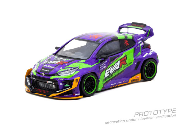 Tarmac Works 1/43 Pandem Toyota GR Yaris EVA Racing