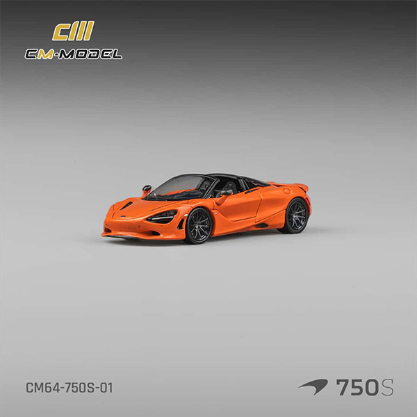 CM MODEL 1/64 Mclaren 750S Spider Ember Orange