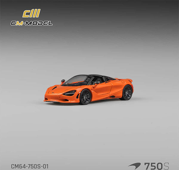 CM MODEL 1/64 Mclaren 750S Spider Ember Orange Bild 1