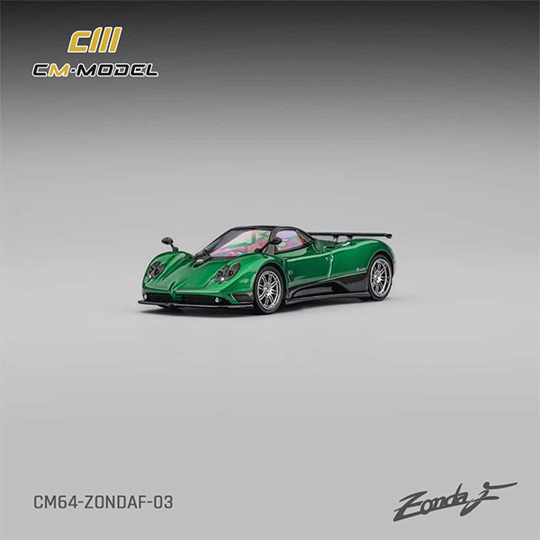 CM MODEL 1/64 파가니 존다 F 메탈릭 에메랄드 그린 이미지 1