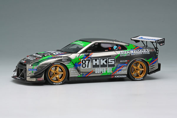 Make Up 1/43 HKS Racing Performer GT1000+ 2025 Black Chrome / HKS Livery