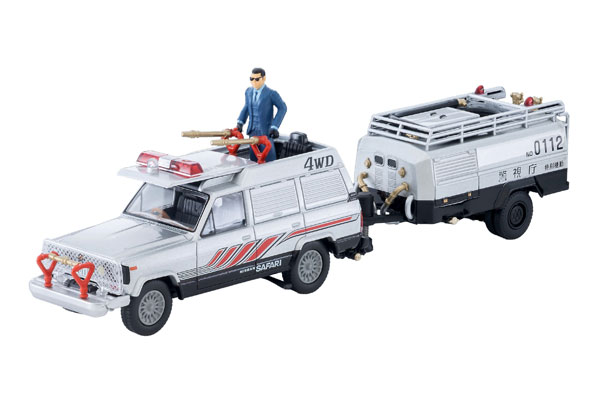 Tomytec 토미카 리미티드 빈티지 LV-N 무비 스타즈 04 세이부 케이사츠 사파리 4WD w/다이몬 케이스케 피규어