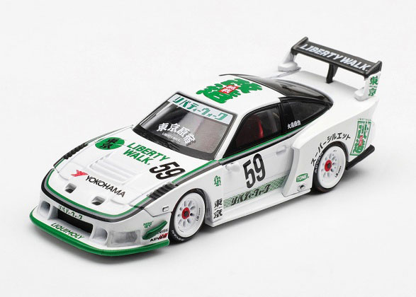 MINI GT 1/64 Nissan LB-Super Silhouette 180SX White (Right-hand Steering)