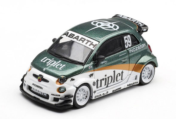 MINI GT 1/64 Abarth 595 LB-WORKS TY Edition (Right-hand Steering) image 1