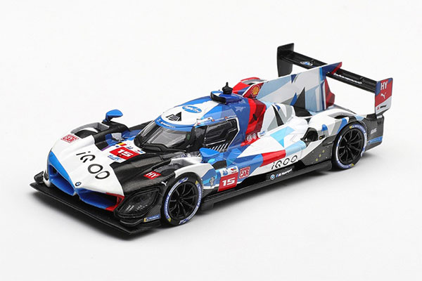 MINI GT 1/64 BMW M Hybrid V8 High Hoodie 24 Hours of Le Mans 2024 #15 BMW M TEAM WRT