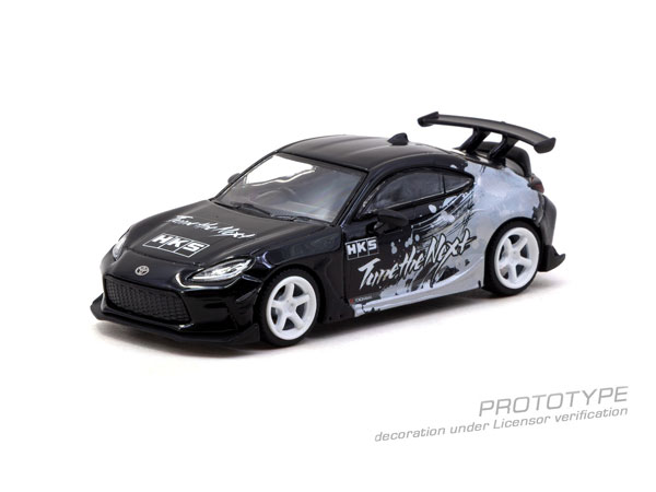 Tarmac Works 1/64 HKS Toyota GR86 Black (Blister Pack)