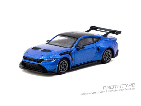 Tarmac Works 1/64 Ford Mustang GTD Blue (Paper Box)