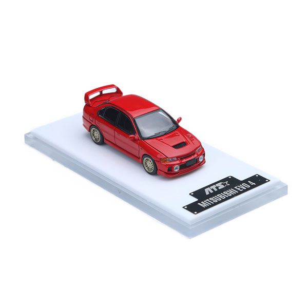 ATS-MODELS 1/64 Mitsubishi Lancer EVO IV Red