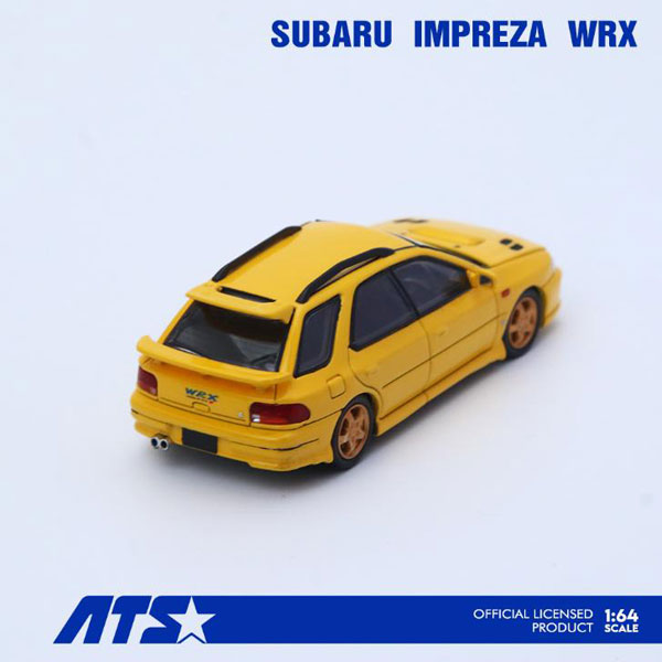 ATS-MODELS 1/64 Subaru IMPREZA WRX Yellow
