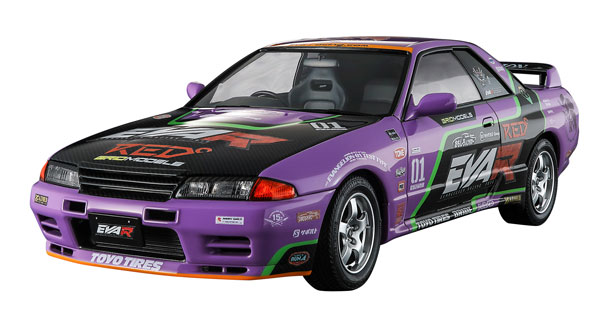 Hasegawa 1/24 Eva RT Test Type-01 Skyline R32 GT-R Plastic Model รูปภาพ 1