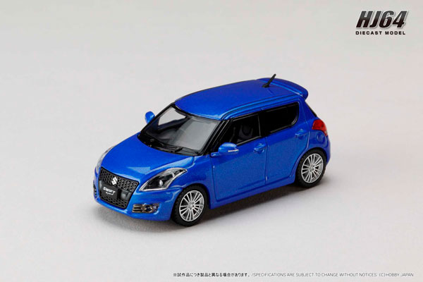 HobbyJAPAN 1/64 Suzuki Swift Sport (ZC32S) Boost Blue Pearl Metallic