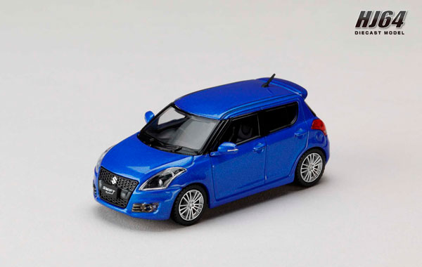 HobbyJAPAN 1/64 Suzuki Swift Sport (ZC32S) Boost Blue Pearl Metallic Bild 1