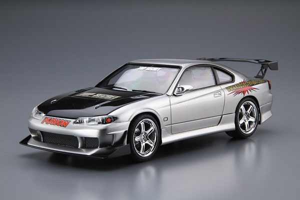 Aoshima The Tuned Car No.24 1/24 Top Secret S15 Silvia '99 (Nissan) Plastic Model