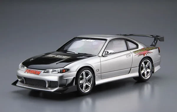 Aoshima The Tuned Car No.24 1/24 Top Secret S15 Silvia '99 (Nissan) Plastic Model 图片 1
