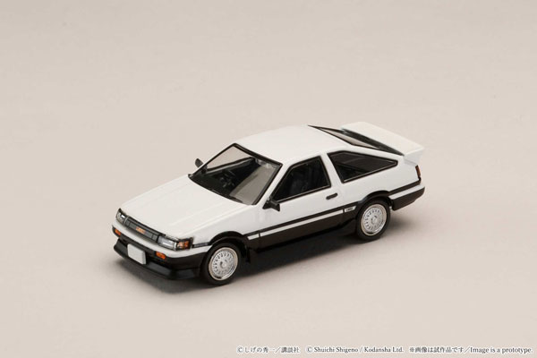 HobbyJAPAN 1/64 Toyota COROLLA LEVIN (AE86) / Initial D Wataru Akiyama VS Takumi Fujiwara