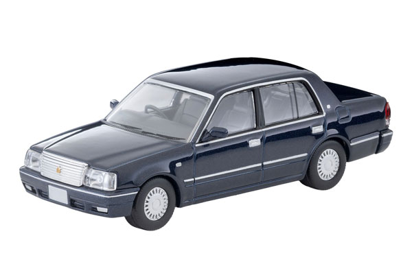 Tomytec Tomica Limited Vintage NEO LV-N375a Toyota Crown Sedan Super Deluxe (Navy Blue)