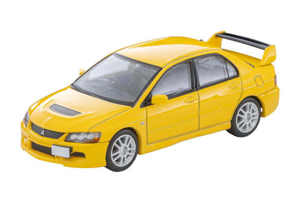 Tomytec Tomica Limited Vintage NEO LV-N376a Mitsubishi Lancer Evolution IX GSR (Yellow) 2005