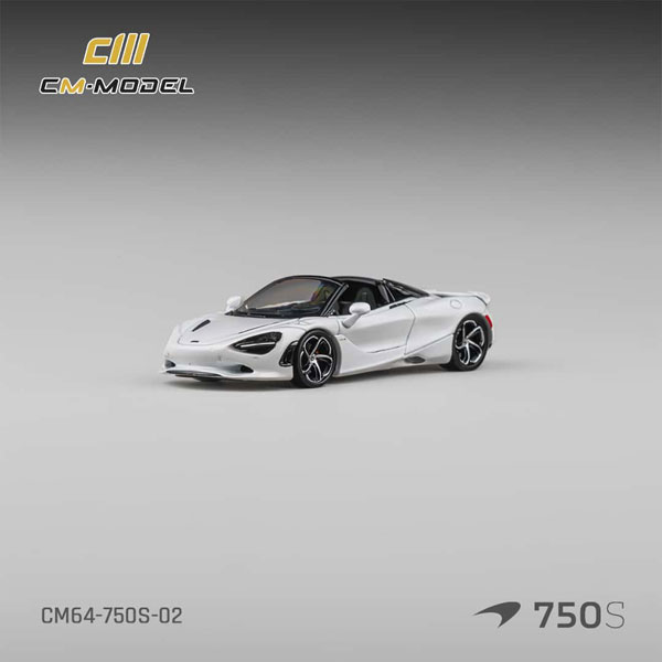 CM MODEL 1/64 맥라렌 750S 스파이더 실리카 화이트 이미지 1