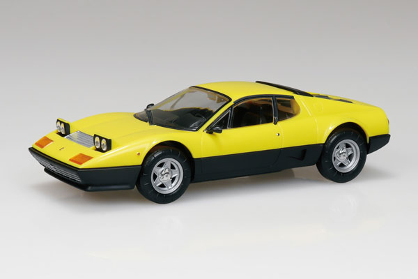 Aoshima RakuPla Snap Kit No.26-YW Ferrari 512 BB (Yellow) Plastic Model