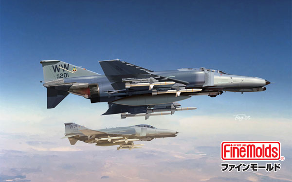 Fine Molds 1/72 US Air Force F-4G Wild Weasel "Gulf War" Plastic Model imagen 1