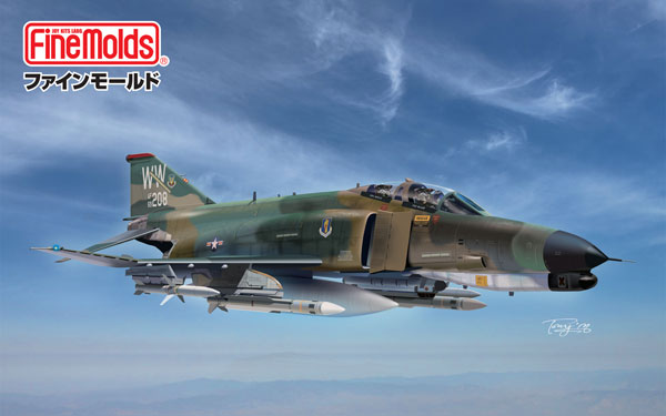 Fine Molds 1/72 US Air Force F-4G Wild Weasel "SEA Camouflage" Plastic Model