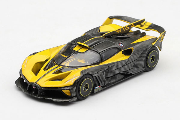MINI GT 1/64 Bugatti Bolide Yellow (Left-hand Steering)