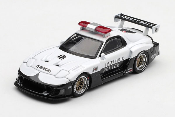 MINI GT 1/64 Mazda RX-7 LB-Super Silhouette Police (Right-hand Steering)
