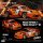 MOTORHELIX 1/64 Nissan Fairlady Z (Z33) Option Stream Z #143 Daijiro Inada Orange hình ảnh 7