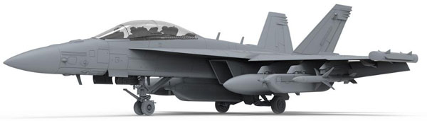 MENG Model 1/48 Boeing EA-18G Growler Electronic Warfare Yellow Jackets Plastic Model