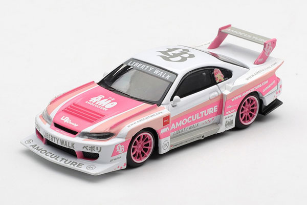 MINI GT 1/64 Nissan Silvia (S15) LB-Super Silhouette AMOCULTURE (Right-hand Steering)