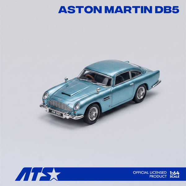 ATS-MODELS 1/64 Aston Martin DB5 Caribbean Pearl Blue Metallic