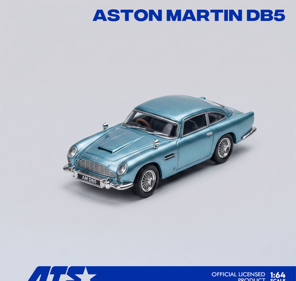 ATS-MODELS 1/64 Aston Martin DB5 Caribbean Pearl Blue Metallic รูปภาพ 1
