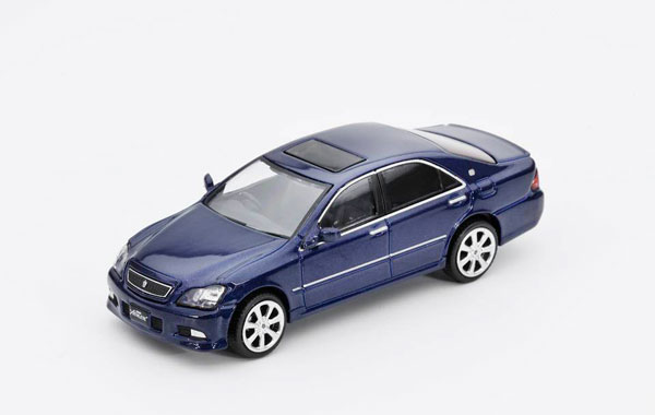 DIECASTTEAM 1/64 Toyota Crown Athlete (S180) 2005 (RHD) Blue รูปภาพ 1