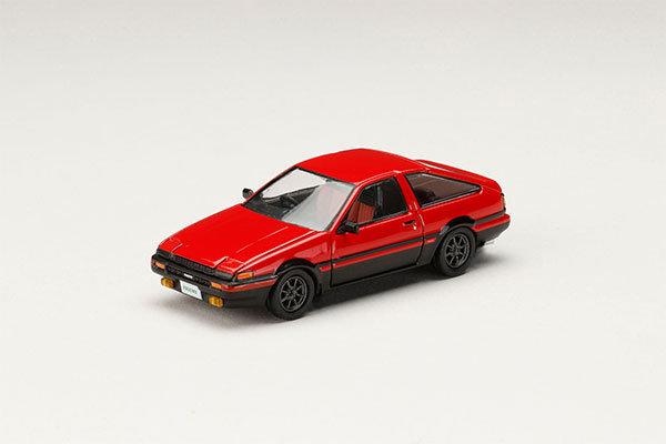 HobbyJAPAN 1/64 Toyota SPRINTER TRUENO (AE86) GT-APEX JDM Custom Version Red/Black รูปภาพ 1