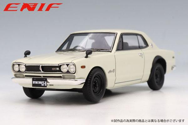 ENIF 1/43 Nissan Skyline 2000 GT-R 2-door HT (KPGC10) White